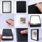 KAPIX Small Shadow Box 4x6 Picture Frame with HD Plexiglass Deep Wood Memory Box Display case for Flowers,Ticket,Memorabilia,Keepsake,Medal,Art and Photos,Black